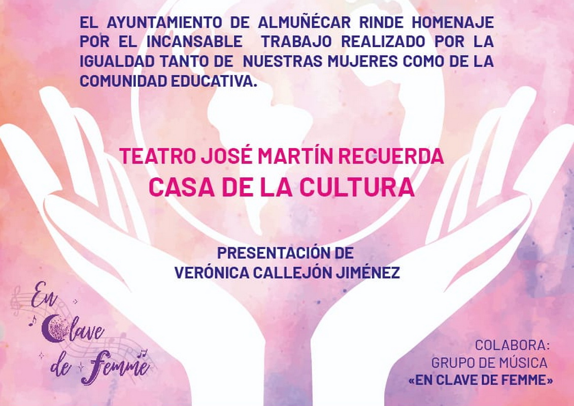 Almuñécar celebra hoy la Gala por la Igualdad rindiendo homenaje a mujeres y colectivos que trabajan cada día por la Igualdad